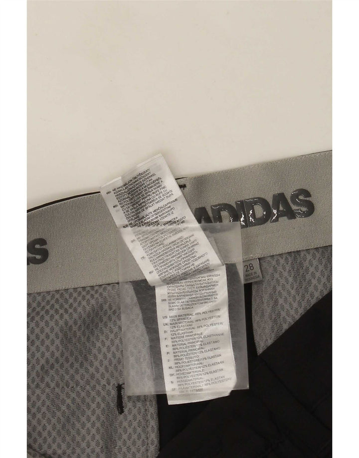 Adidas muške chino kratke hlače W28 male crne poliesterske