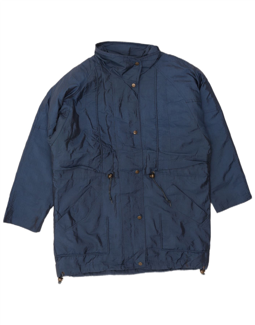 LONDON FOG Ženska prevelika vjetrovka jakna UK 10 Mala tamnoplava