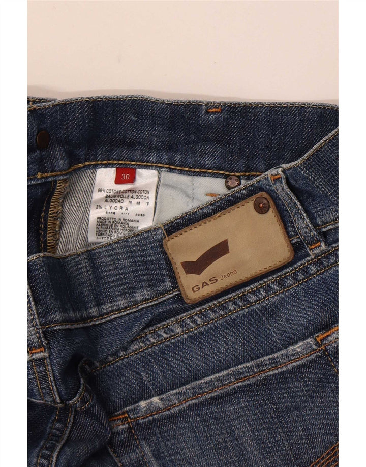 Ženske traperice Gas Bootcut W30 L32 Plavi pamuk