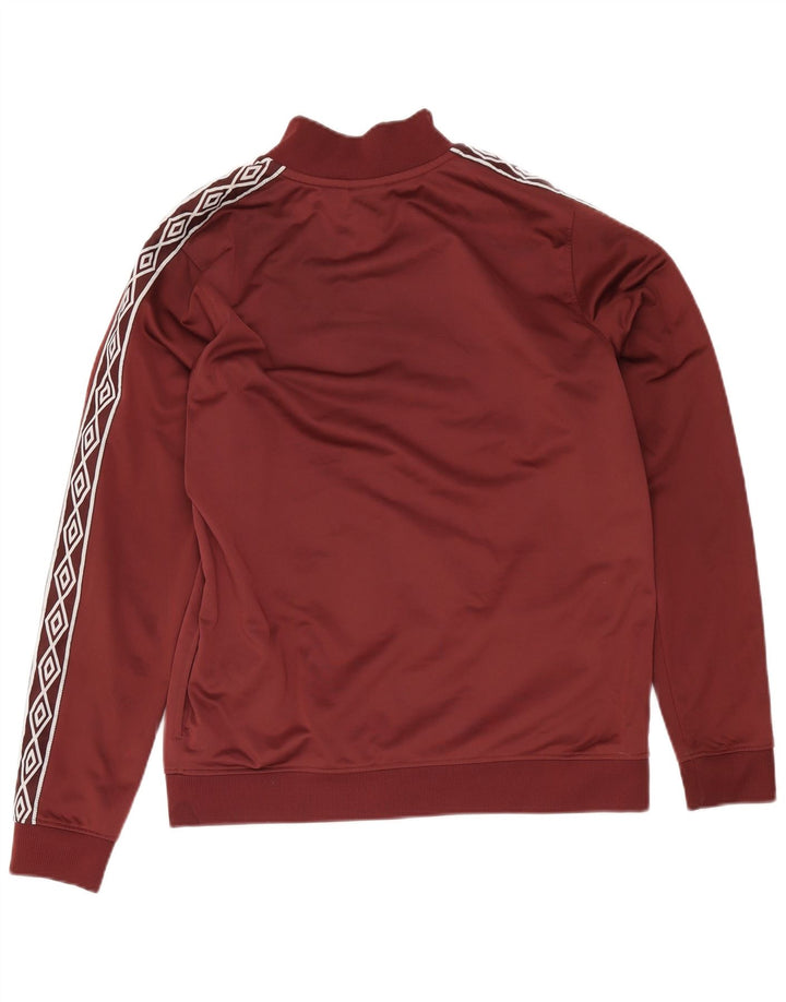 Umbro ženska gornja jakna trenirke Graphic UK 16 Large Burgundy Poliester