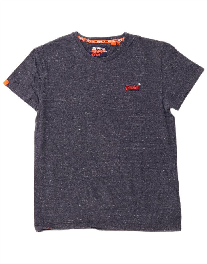 SUPERDRY muška majica kratkih rukava Srednji tamnoplavi flekasti pamuk