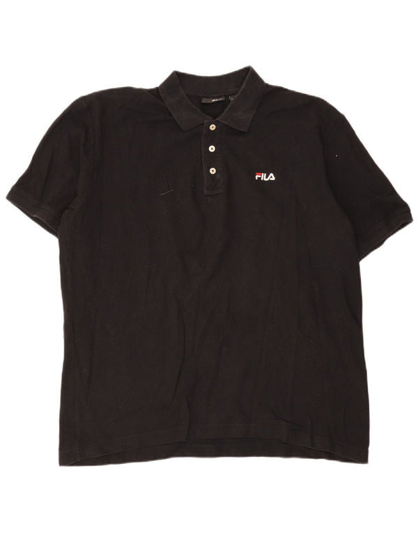 Fila muška polo majica XL crni pamuk