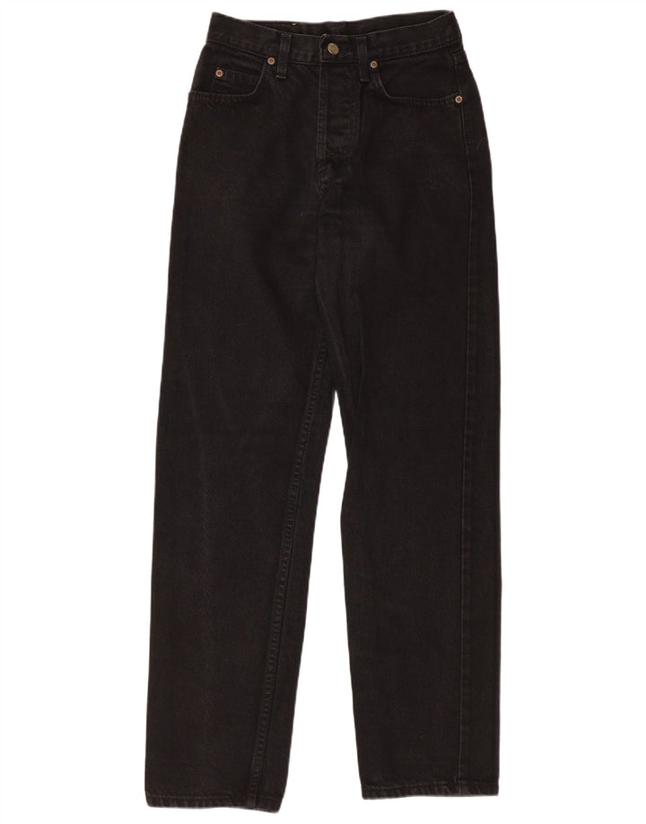 Ženske ravne traperice LEE W36 L30 crni pamuk