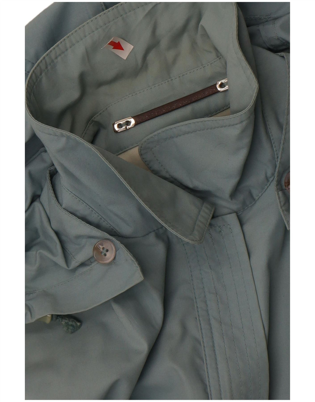 Vintage ženska pomoćna jakna s kapuljačom UK 18 XL plava