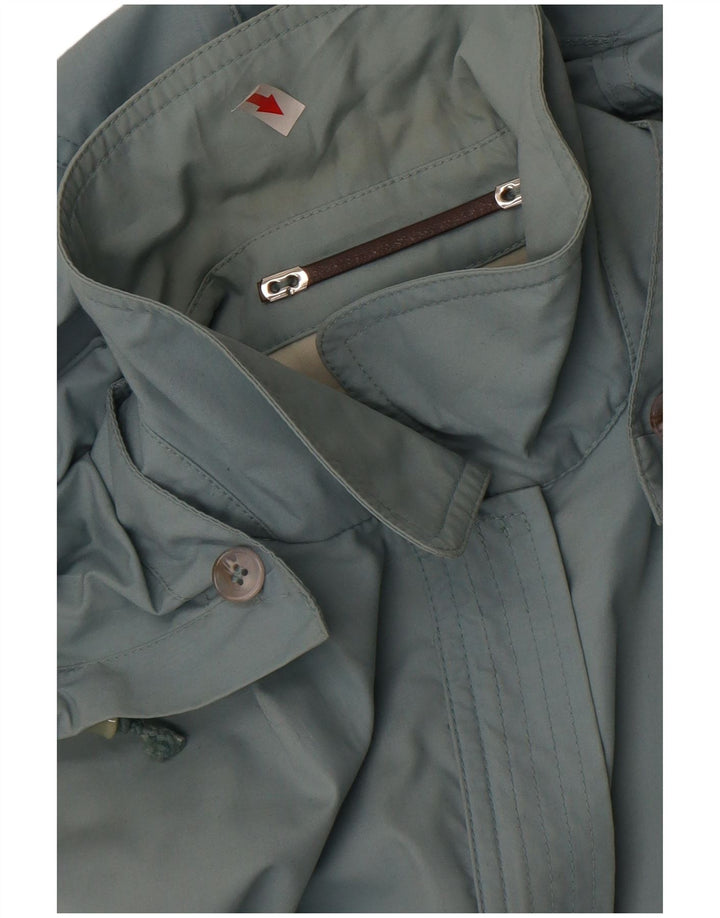 Vintage ženska pomoćna jakna s kapuljačom UK 18 XL plava