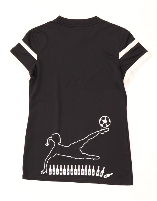 Nike Ženska majica kratkih rukava Dri Fit Graphic UK 10 Small Black Colourblock