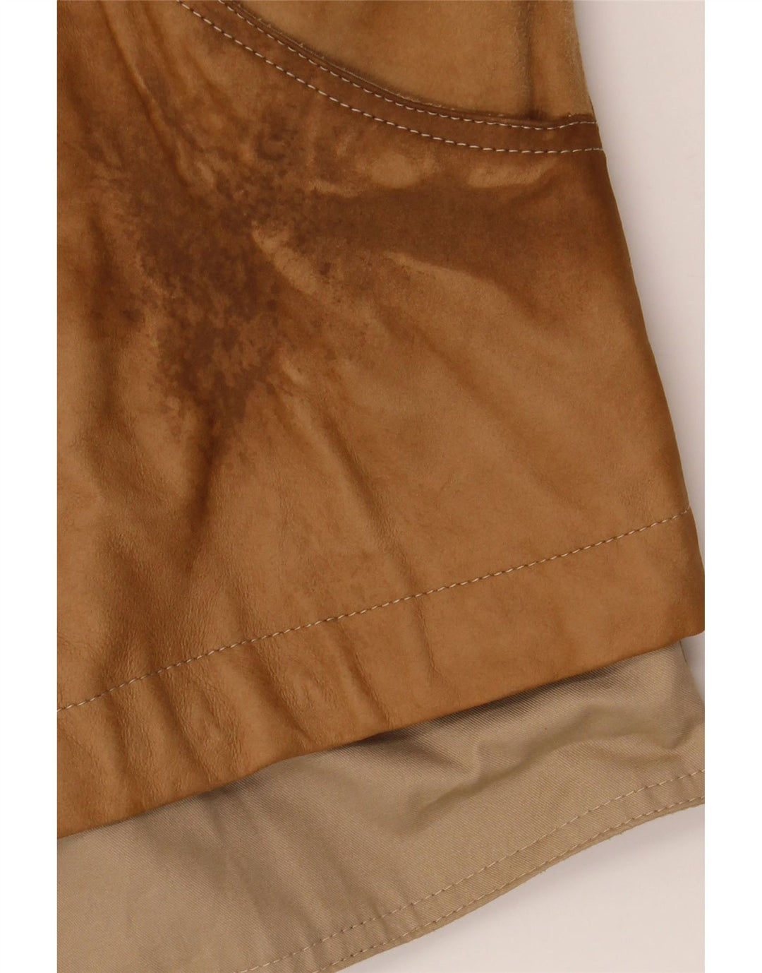 BELFE Ženska opuštena jakna IT 44 srednje bež kože u boji