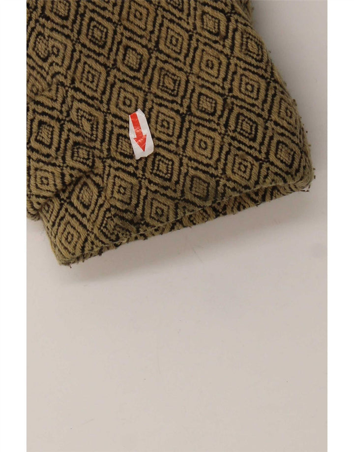 Vintage ženski graškasti kaput UK 12 Medium Beige Argyle/Diamond New Wool