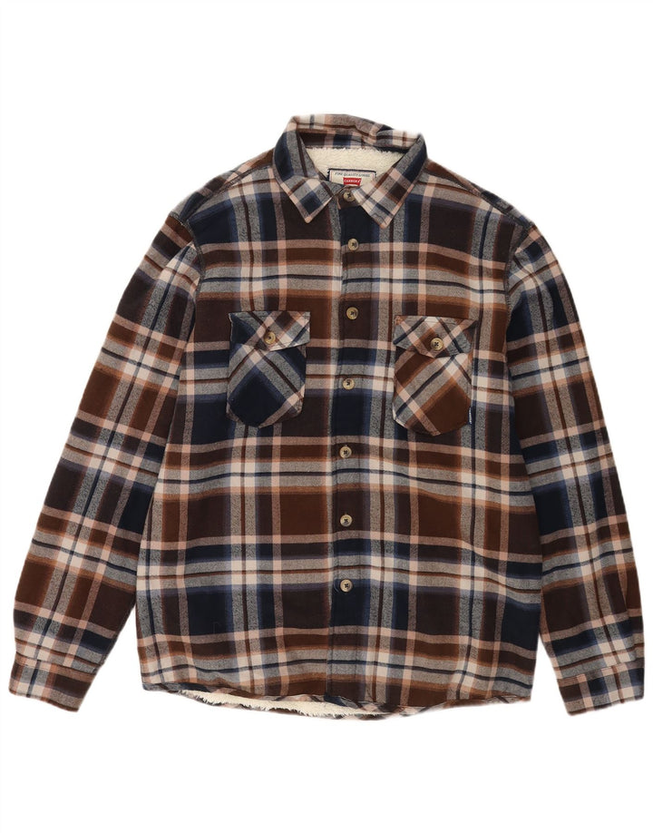Carrera muška košulja od flanela Lumberjack srednje smeđe karirane boje