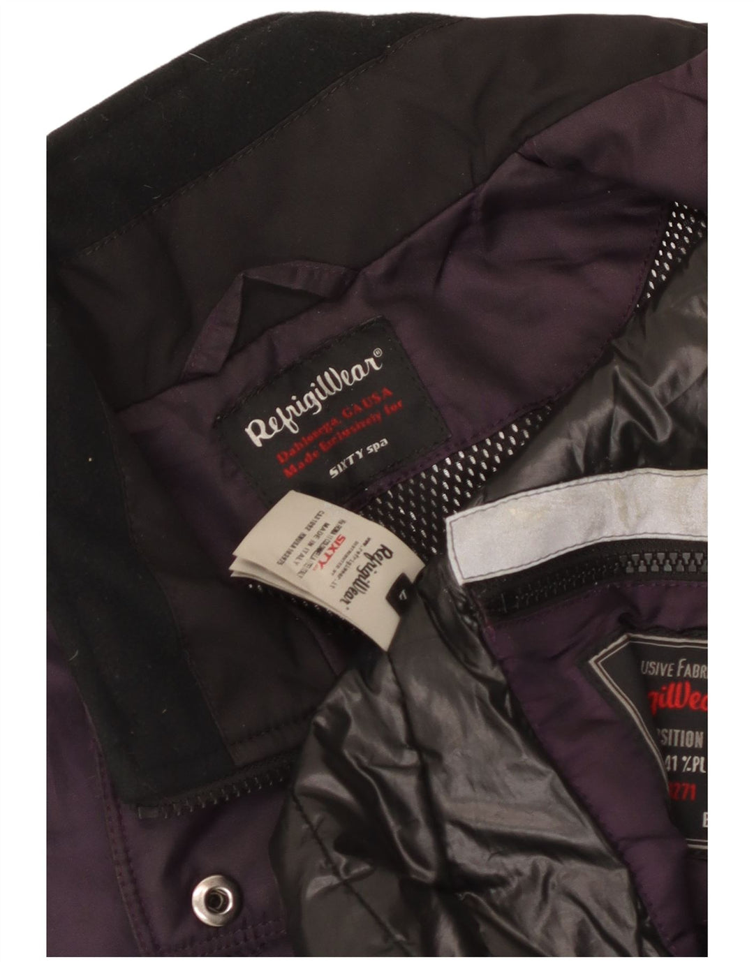 Refrigiwear ženska pomoćna jakna UK 14 veliki ljubičasti poliamid