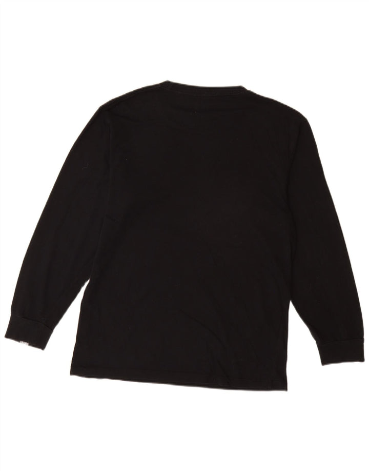 Vans muška grafička majica dugih rukava srednje crne boje pamuka