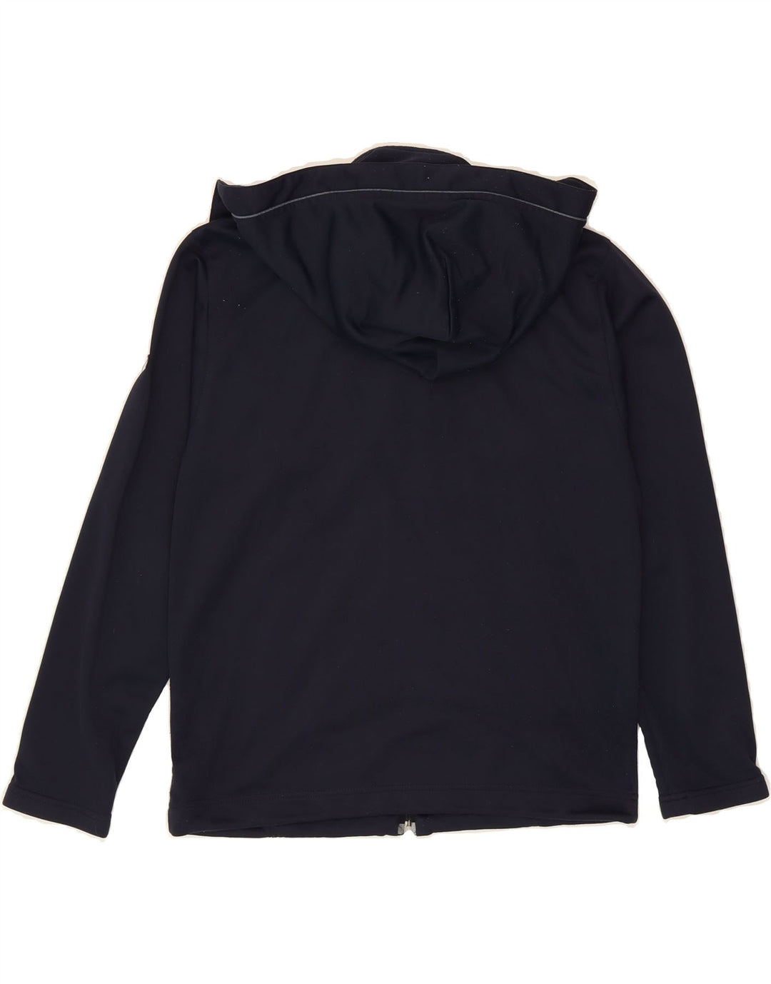CHAMPION Mens Hooded Tracksuit Top Jacket Small Navy Blue Polyester Vintage Champion and Second-Hand Champion from Messina Hembry 