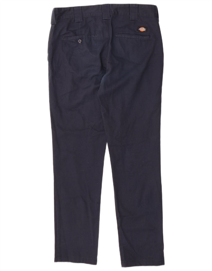 Dickies muške uske chino hlače W32 L32 tamnoplavi poliester