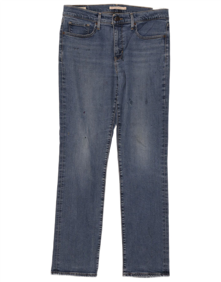 Levi's ženske ravne traperice 314 za oblikovanje W31 L31 plavi pamuk