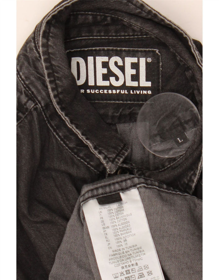 Diesel muška traper košulja velika crna pamučna