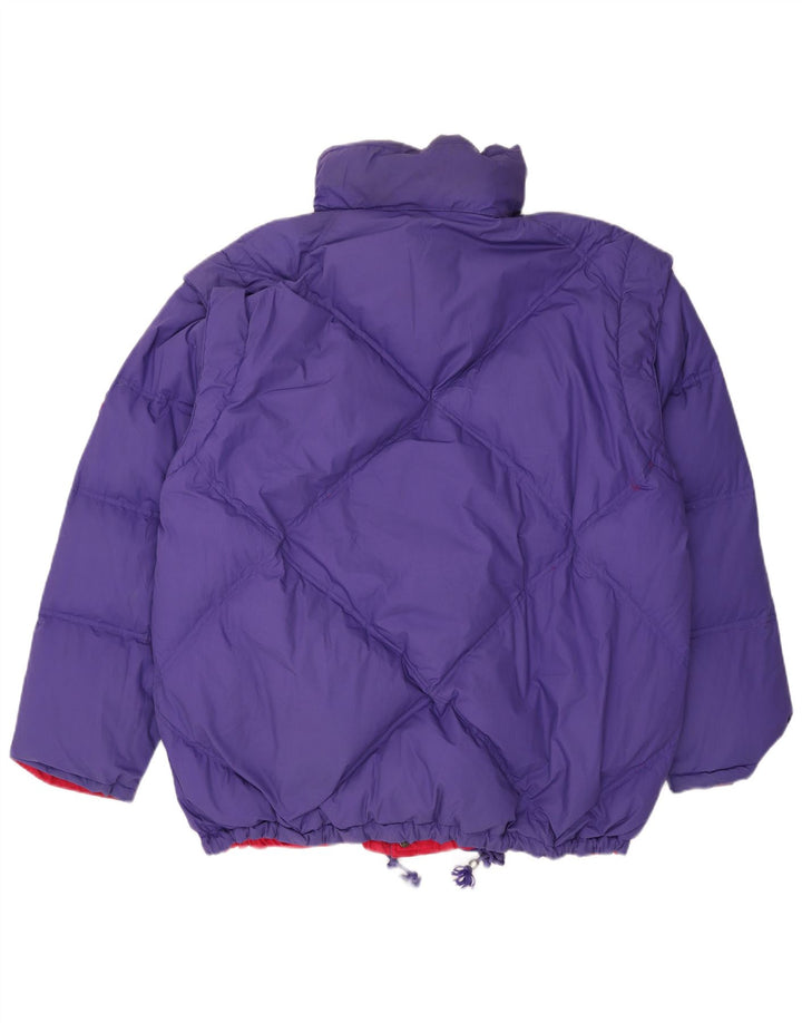 DIADORA Muška prevelika dvostruka podstavljena jakna UK 42 XL Crveni poliester