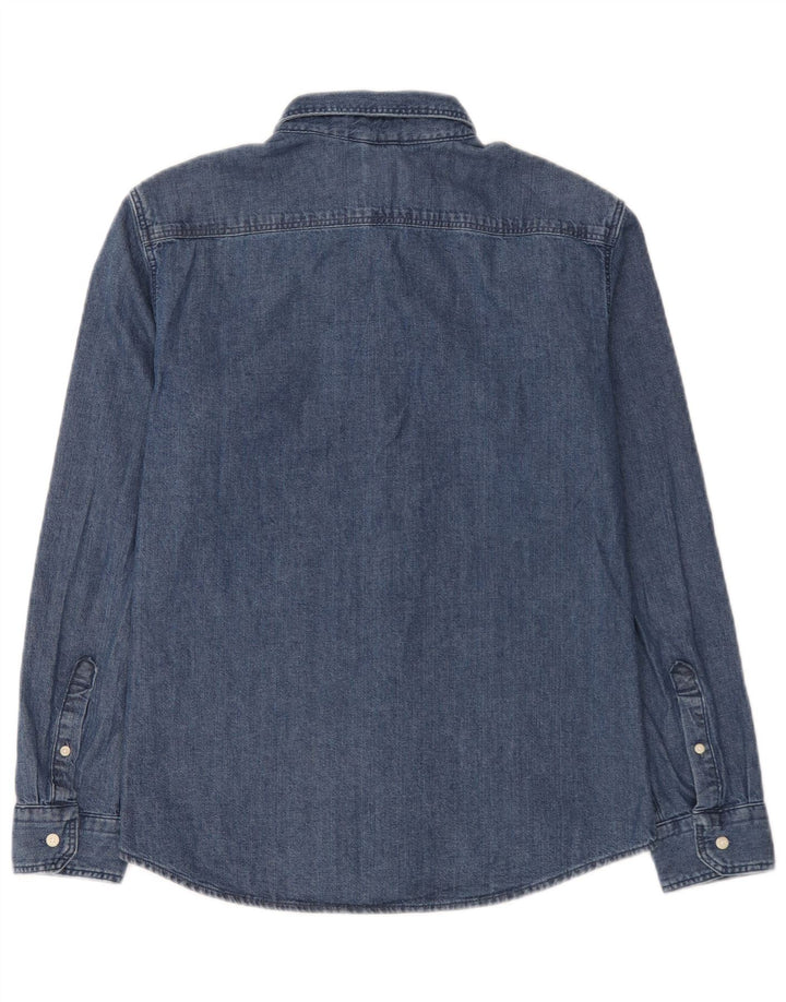 Levi's muška uska traper košulja srednje plave boje pamuka