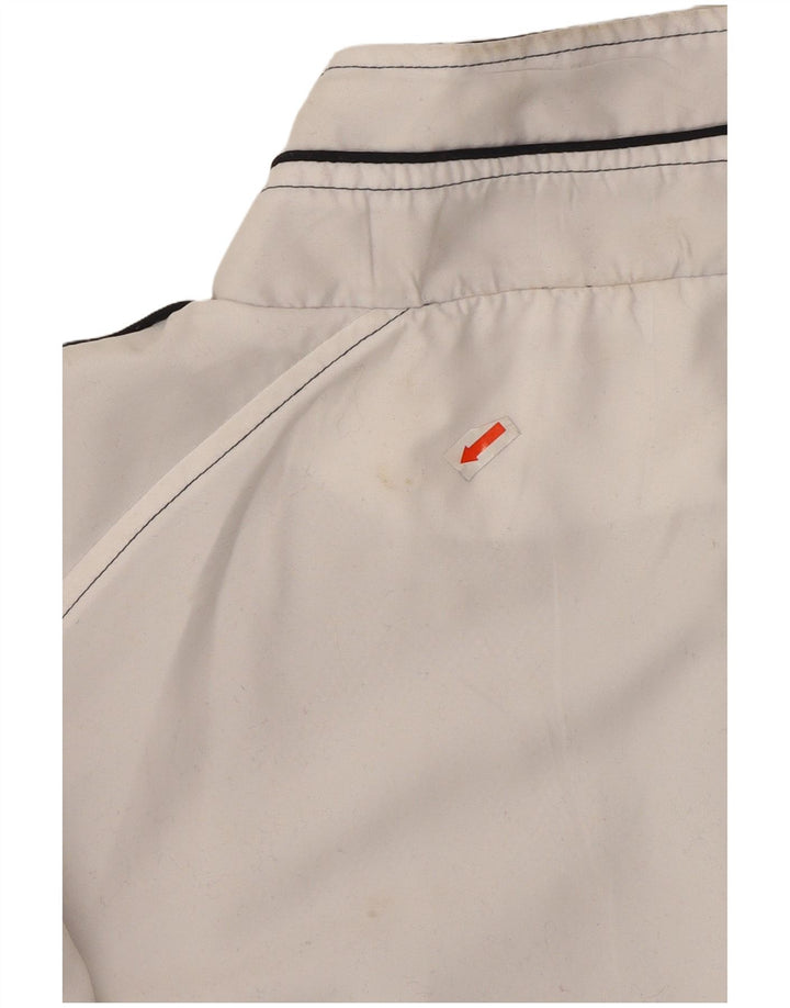DIADORA Womens Tracksuit Top Jacket UK 16 Large White Colourblock