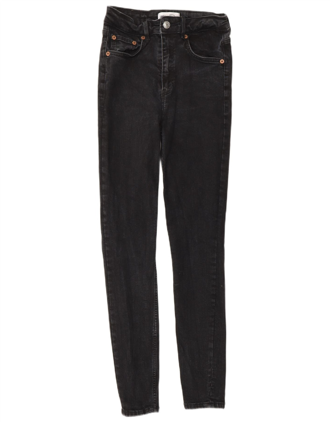 ZARA Womens Skinny Jeans Small W26 L27 Black