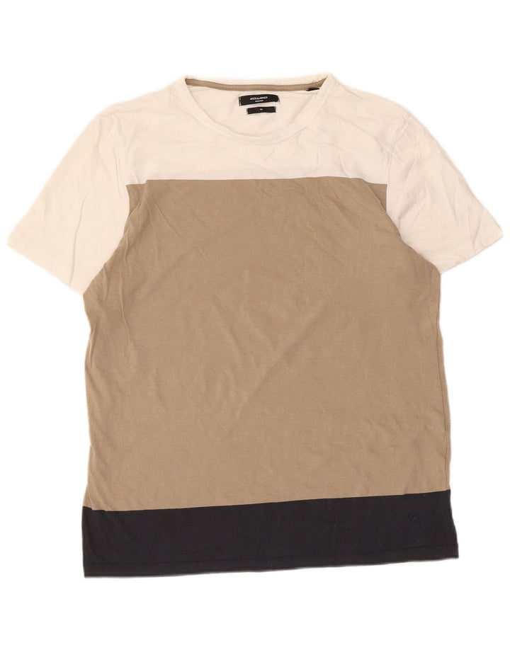 Jack & Jones muška majica kratkih rukava, pamuk srednje bež boje