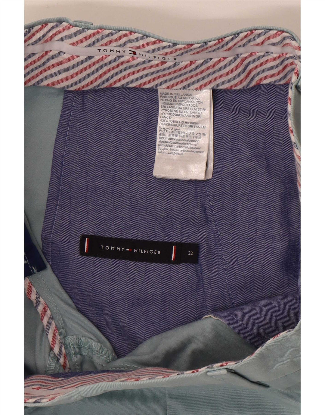 Tommy Hilfiger muške chino kratke hlače W32 srednje plavi pamuk