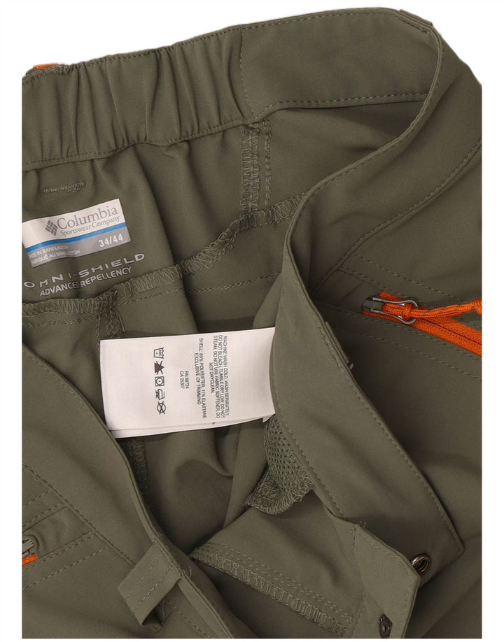 Columbia muške Omni-Shield Cargo kratke hlače W34 veliki kaki poliester