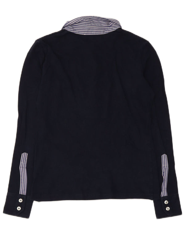 Fred Perry ženska polo majica za ragbi UK 12 srednje tamnoplave pruge