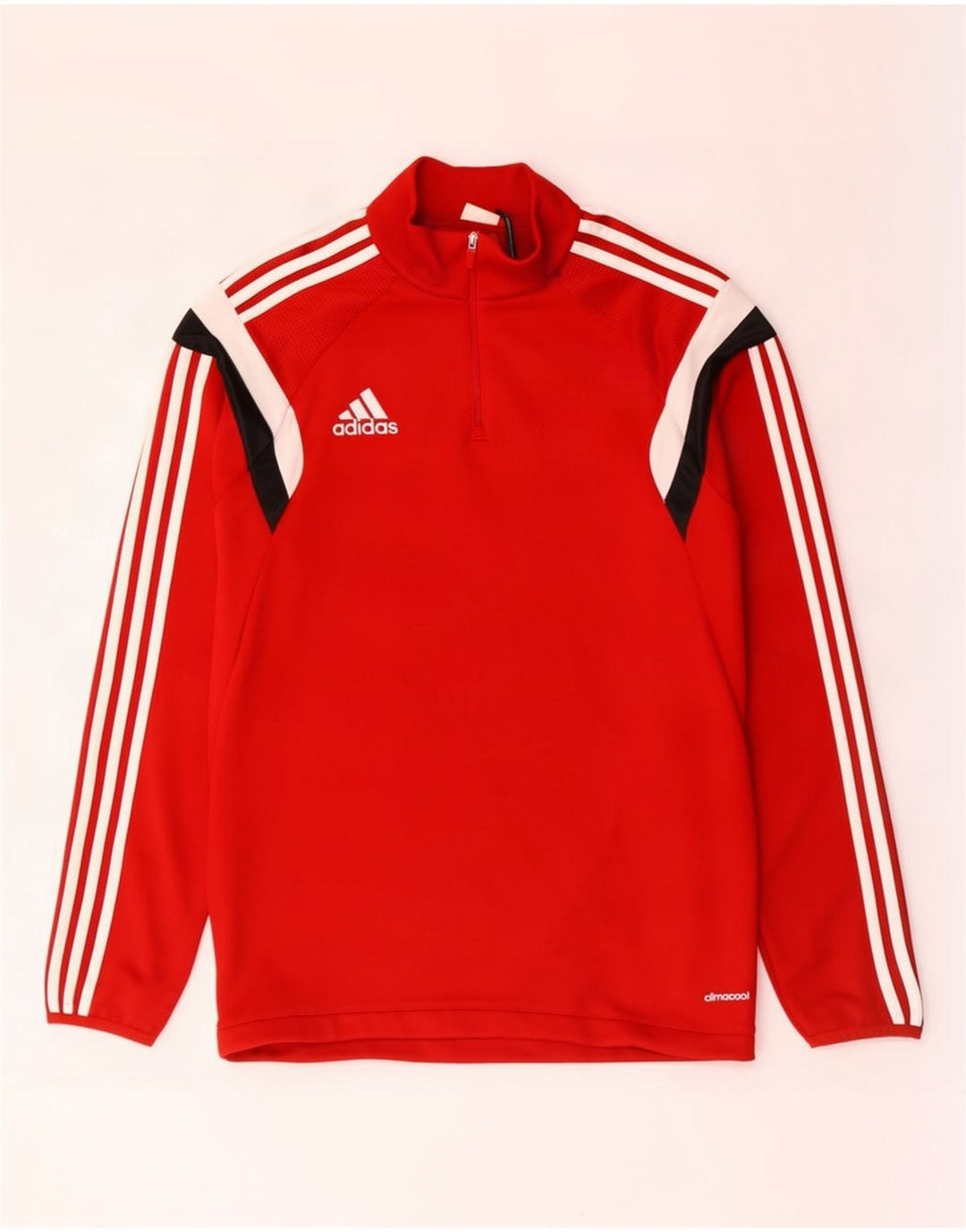 Gornji dio trenirke Adidas Climacool Pullover Medium Red Colourblock