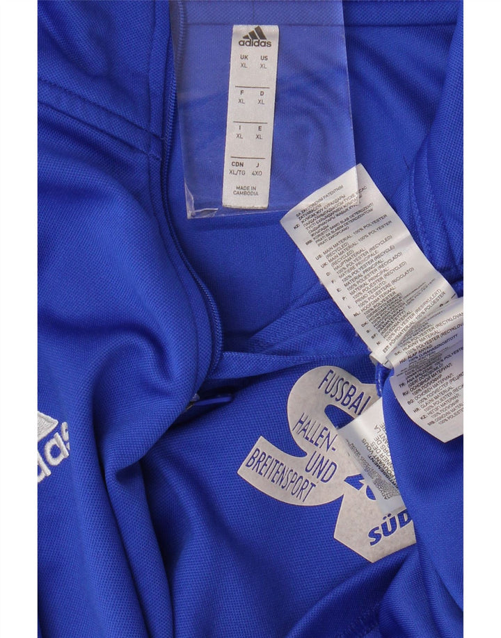 ADIDAS muška trenirka Aeroready Graphic Zip Neck Pulover Top XL Plava