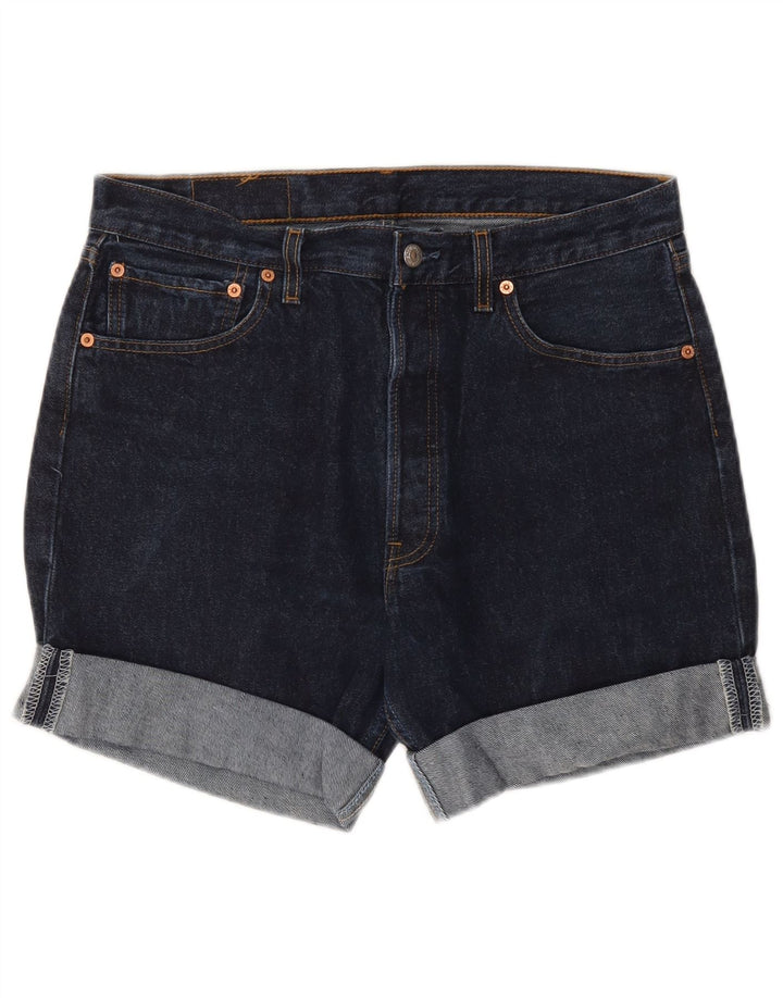 Levi's muške 501 traper kratke hlače W34 velike tamnoplave