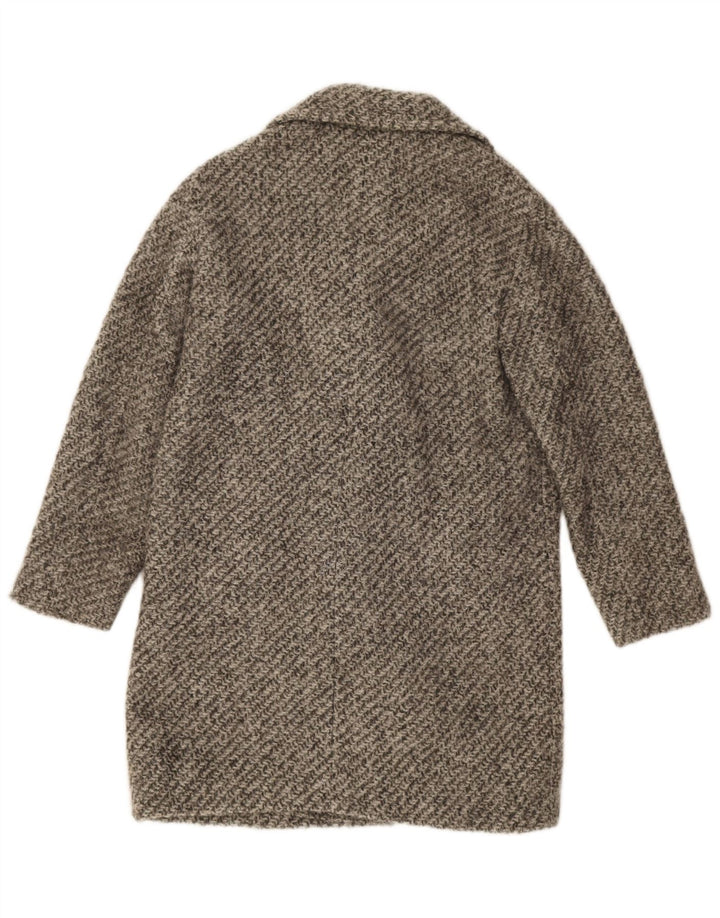 Jigsaw ženski preveliki kaput s dvostrukim kopčanjem UK 6 XS sivi akril