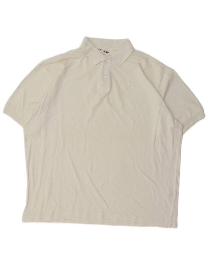Ellesse muška polo majica XL bijeli pamuk