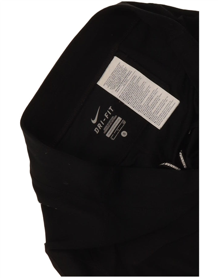 Nike ženske Dri Fit Capri tajice UK 10 male crne poliesterske