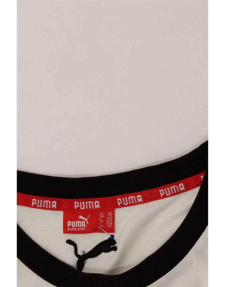 Puma muška majica s grafičkim motivima 2XL bijela