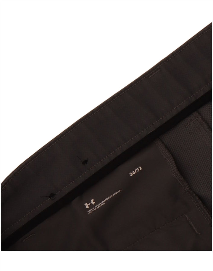 Under Armour muške ravne chino hlače W34 L32 sive