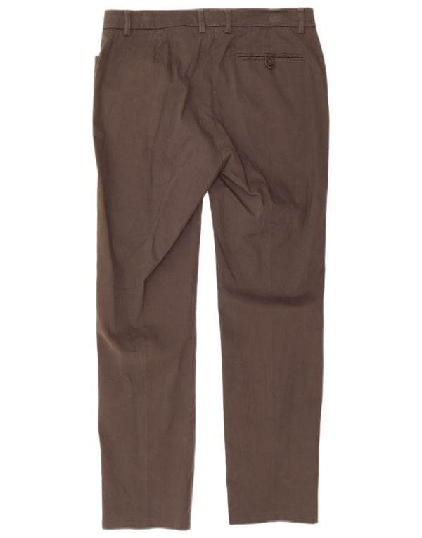 Ženske ležerne hlače Marlboro Classics UK 12 srednje W30 L28 sivi pamuk