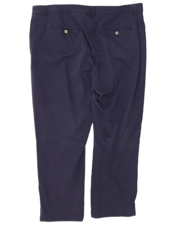 Joules ženske ravne chino hlače UK 18 XL W38 L25 tamnoplavi pamuk