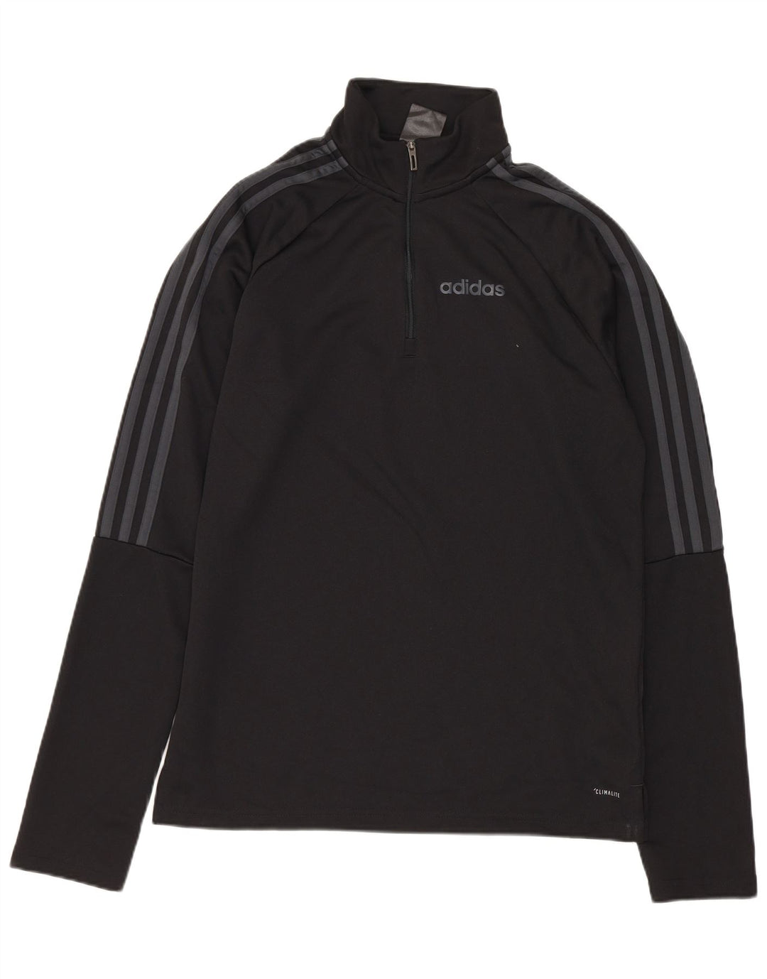 ADIDAS muška trenirka Climalite s patentnim izrezom, mala crna majica
