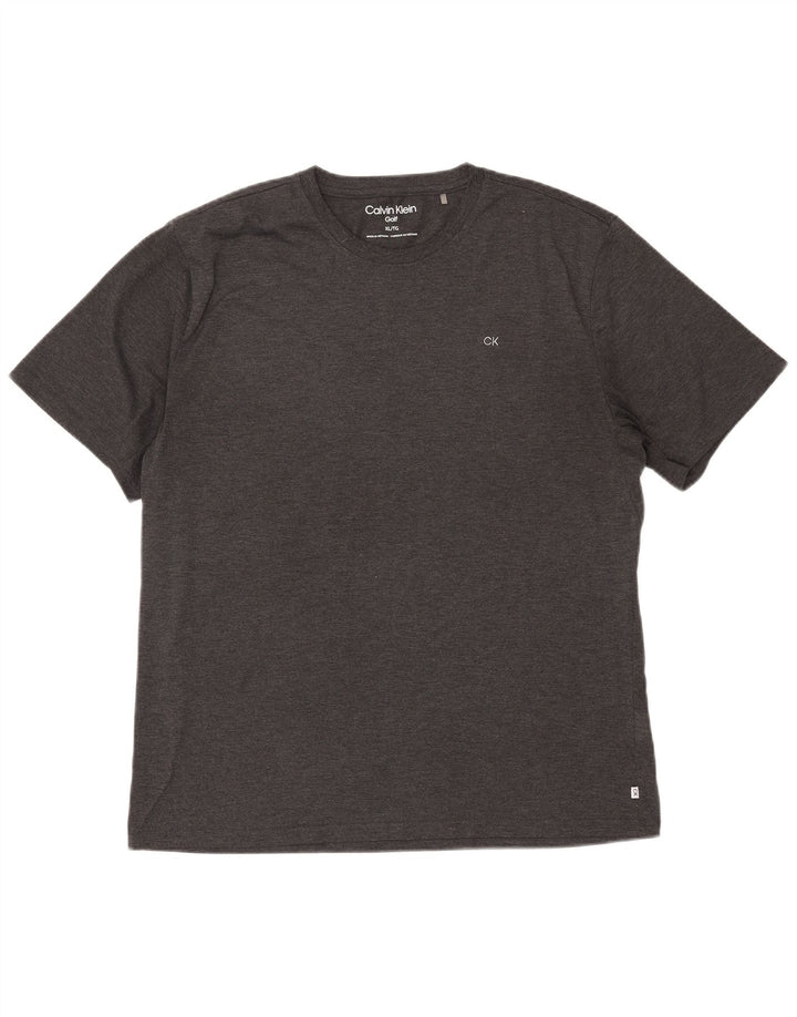 Calvin Klein muška majica kratkih rukava XL sivi poliester