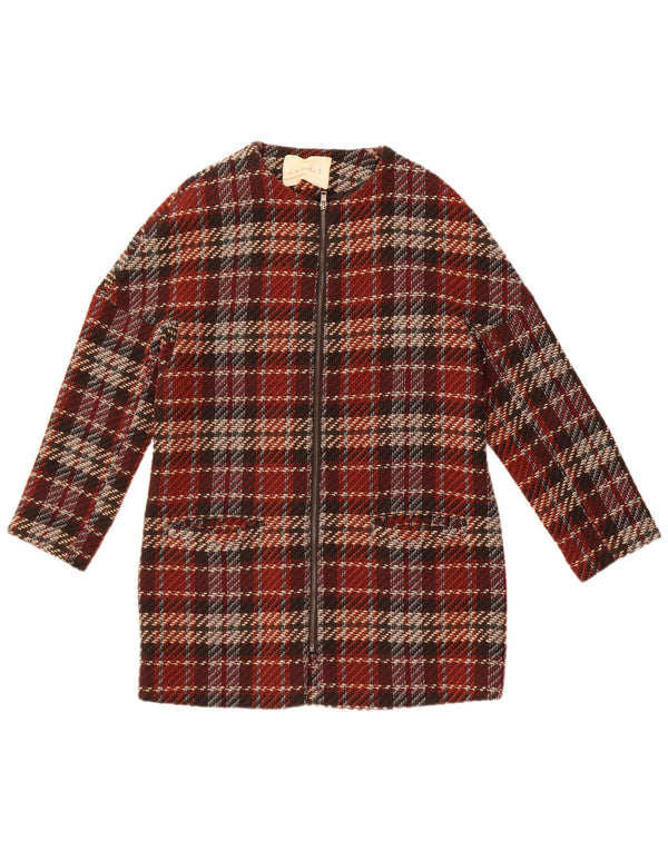 Esprit ženski kaput UK 12 Srednje bordo karirani