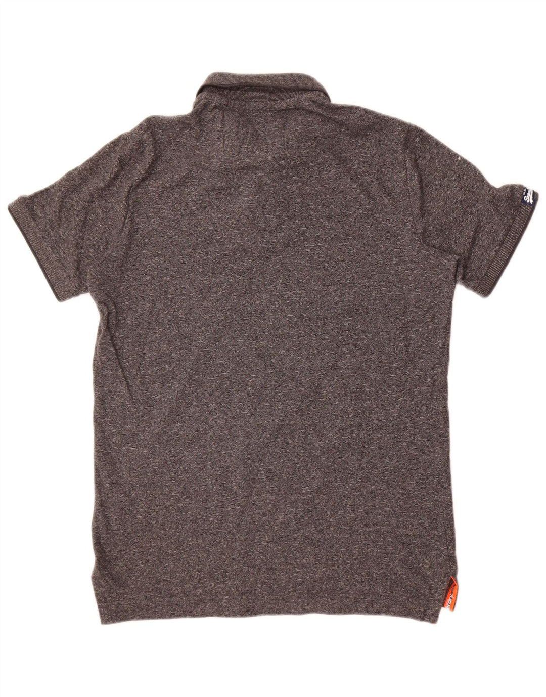 Superdry muška polo majica, mali sivi flekasti pamuk