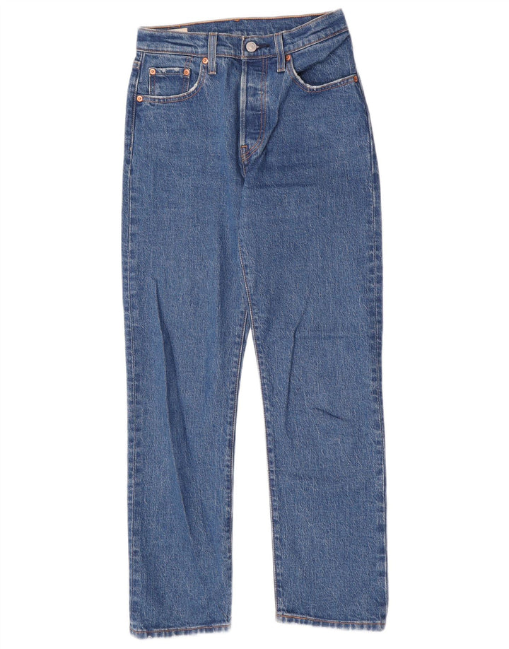 Levi's ženske 501 ravne traperice W25 L28 plave
