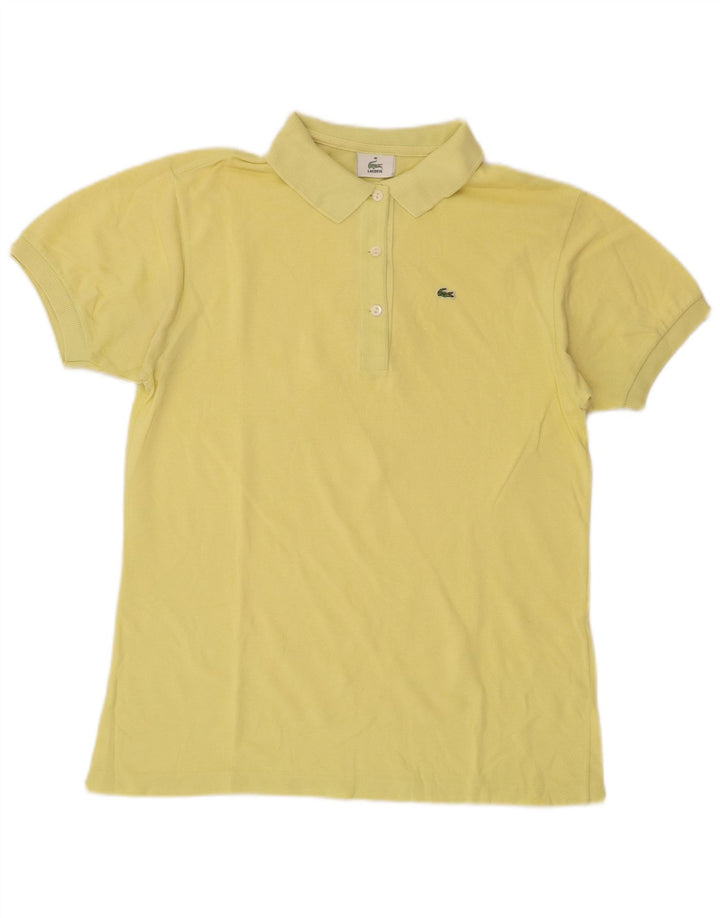 Lacoste ženska polo majica veličine 40 srednje žuti pamuk
