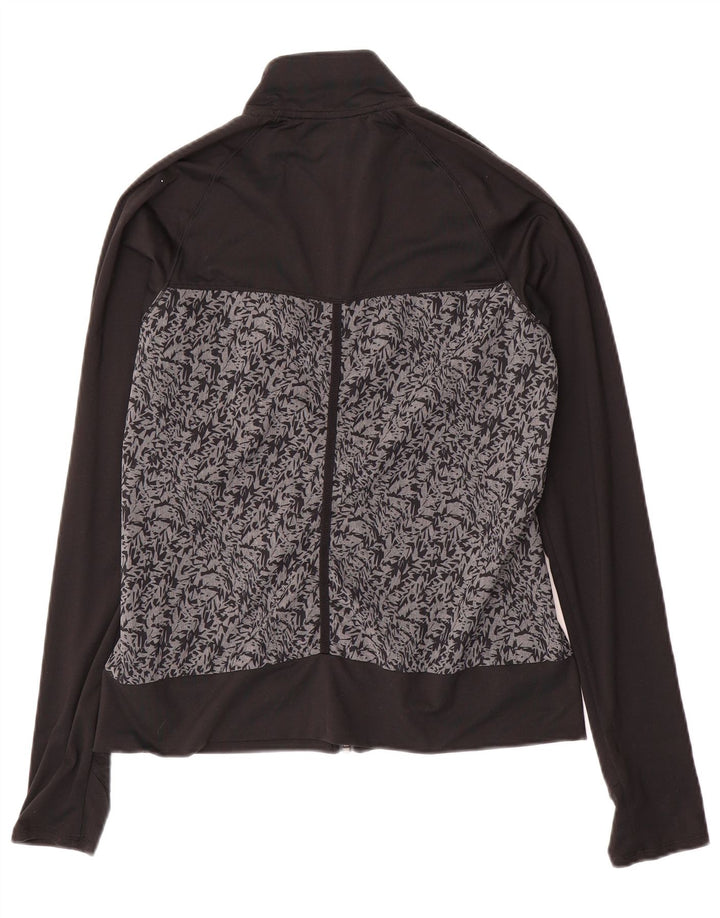 ADIDAS ženska gornja jakna trenirke UK 10 mali crni poliester u boji