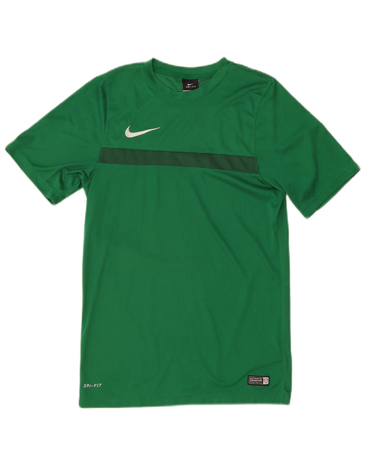 Nike Dri Fit majica kratkih rukava, mali zeleni poliester