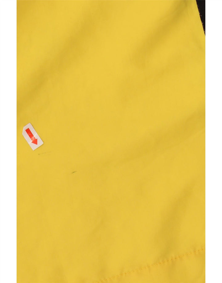 CALVIN KLEIN Muške kratke hlače za kupanje s grafičkim motivima srednje žute boje