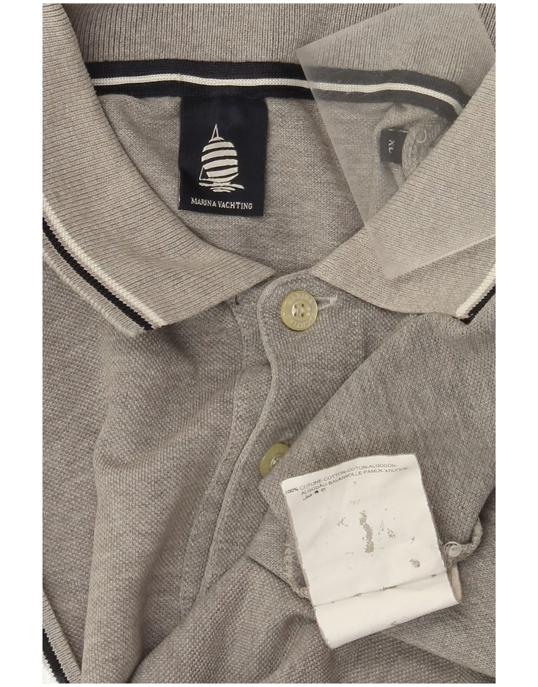 Marina Yachting muška polo majica XL sivi flekasti pamuk