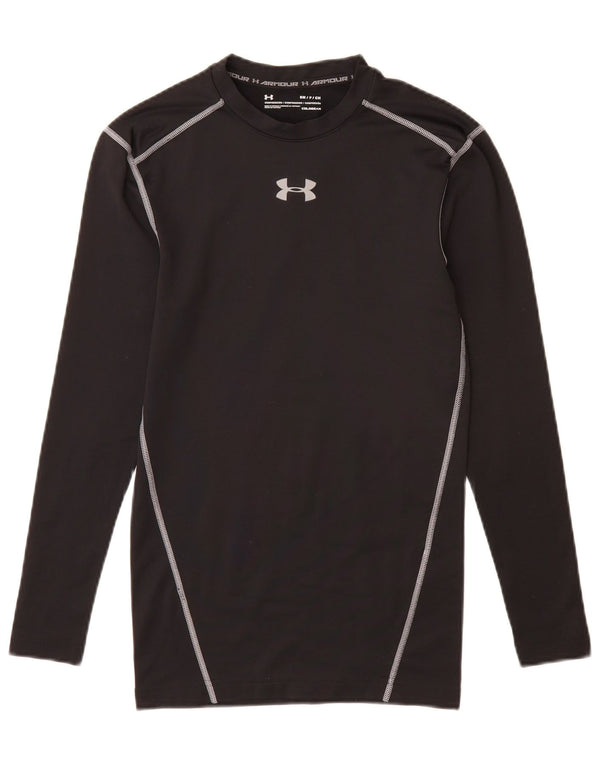 UNDER ARMOUR Mens Cold Gear Top Long Sleeve Small Black