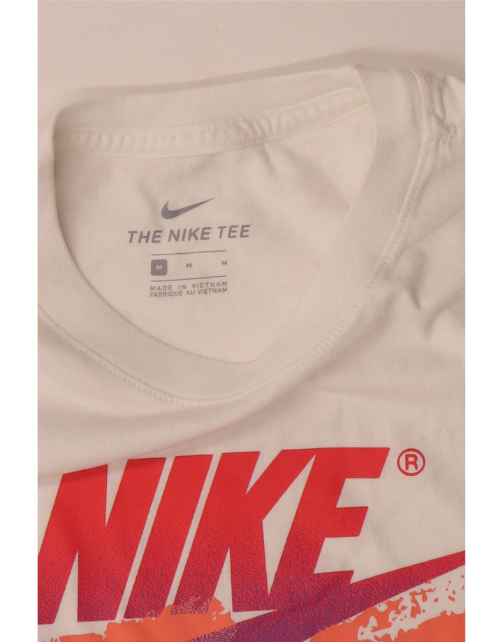 Nike muška majica s grafičkim motivima, srednji bijeli pamuk