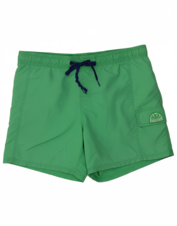 SUNDEK Mens Swimming Shorts XS  Green